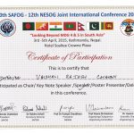 Certificate - Dr. Vaishali Chavan